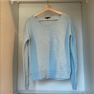 No Rest for Bridget blue knit sweater